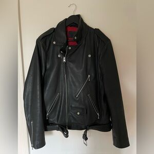 AllSaints Casey Leather Biker Jacket